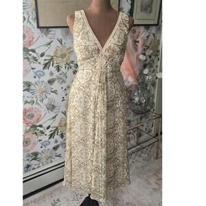 NWT Vintage Jonathan Martin Y2k V Neck Dress w/ Flaws